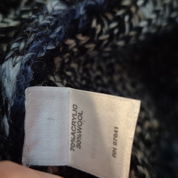 NWOT J Jill Long Duster Cardigan Heavy Fairisle Southwestern Wool Blend - Picture 7 of 7